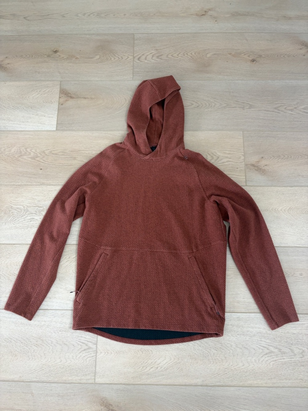 lululemon Men's Rust Red At Ease Hoodie